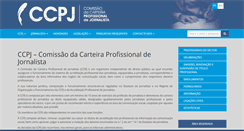 Desktop Screenshot of ccpj.pt