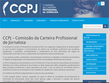 Tablet Screenshot of ccpj.pt